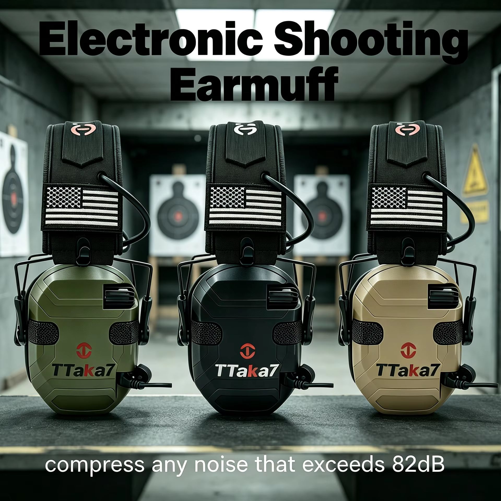 Earmuffs Foldable - Новые тактические электронные складные наушники с