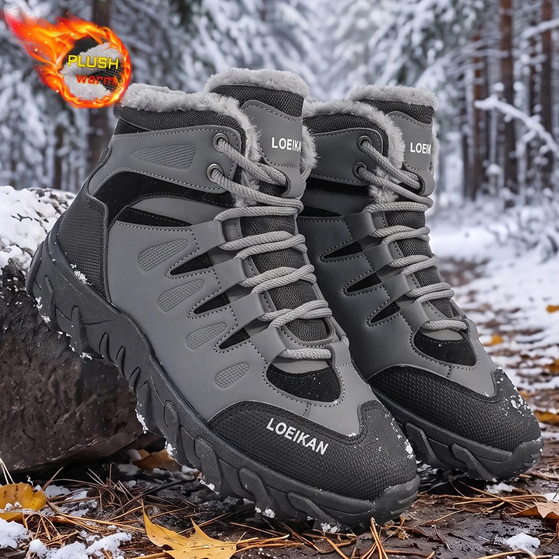 Waterproof Winter Boot - Мужские зимние сапоги с плюшевой подкладкой,