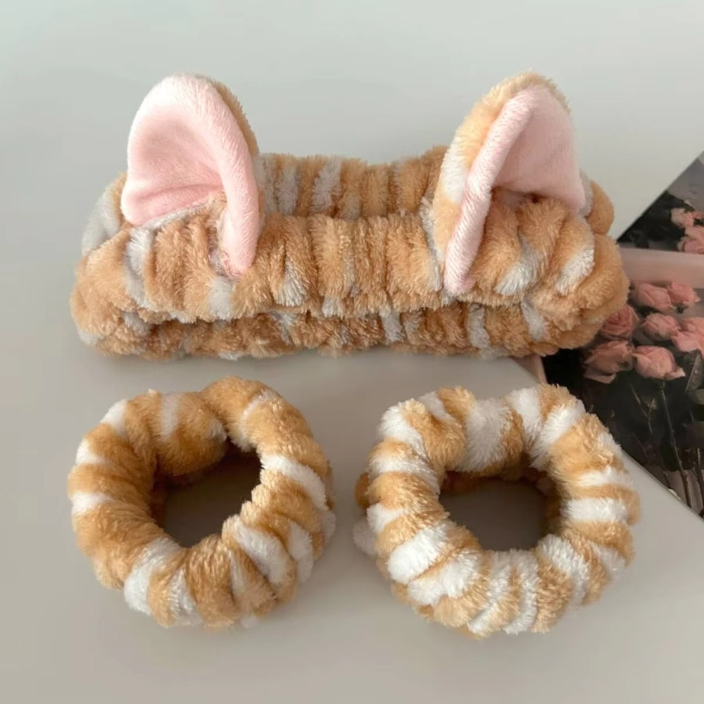 Winter Headband Fleece - 3 шт./компл., плюшевая повязка на голову