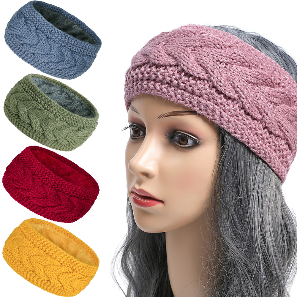Winter Headband Fleece - Пушистая повязка на голову для женщин,