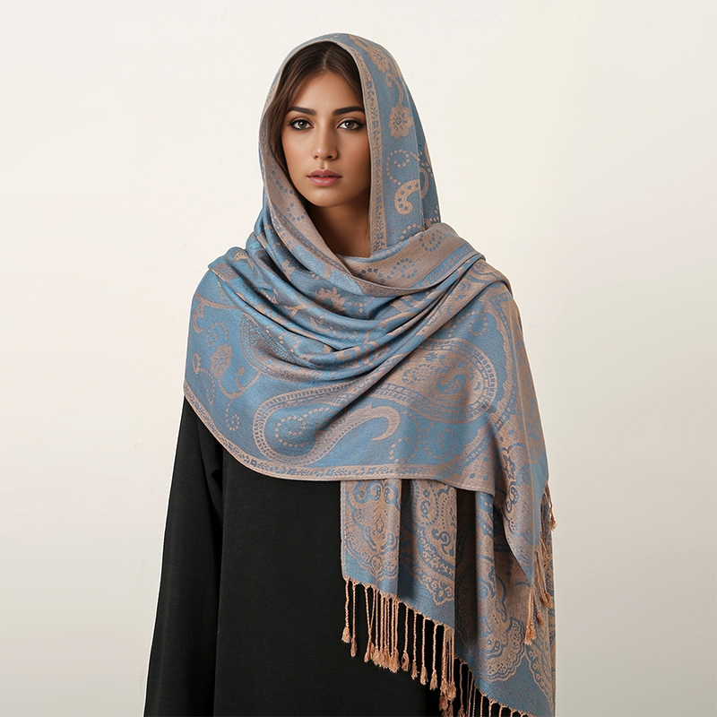 Уличный женский жаккардовый ша – обзор и цена Cashmere Pashmina Wrap