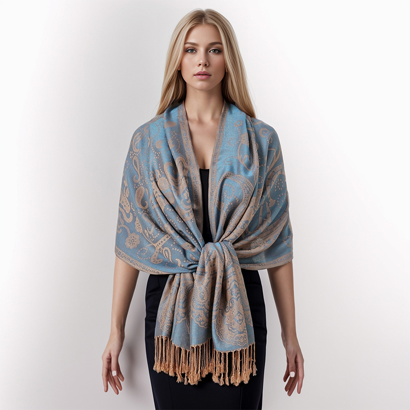Уличный женский жаккардовый ша – обзор и цена Cashmere Pashmina Wrap