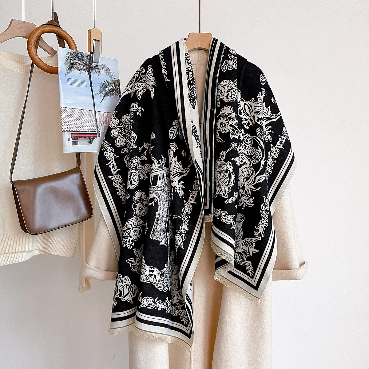 Шарф, женский хиджаб, пашмина, – обзор и цена Cashmere Pashmina Wrap