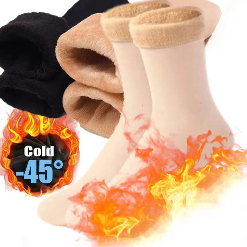 1/3/6 пар женских зимних термо – обзор и цена Thermal Sock Wool