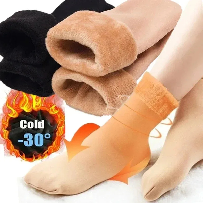1/3/6 пар женских зимних термо – обзор и цена Thermal Sock Wool