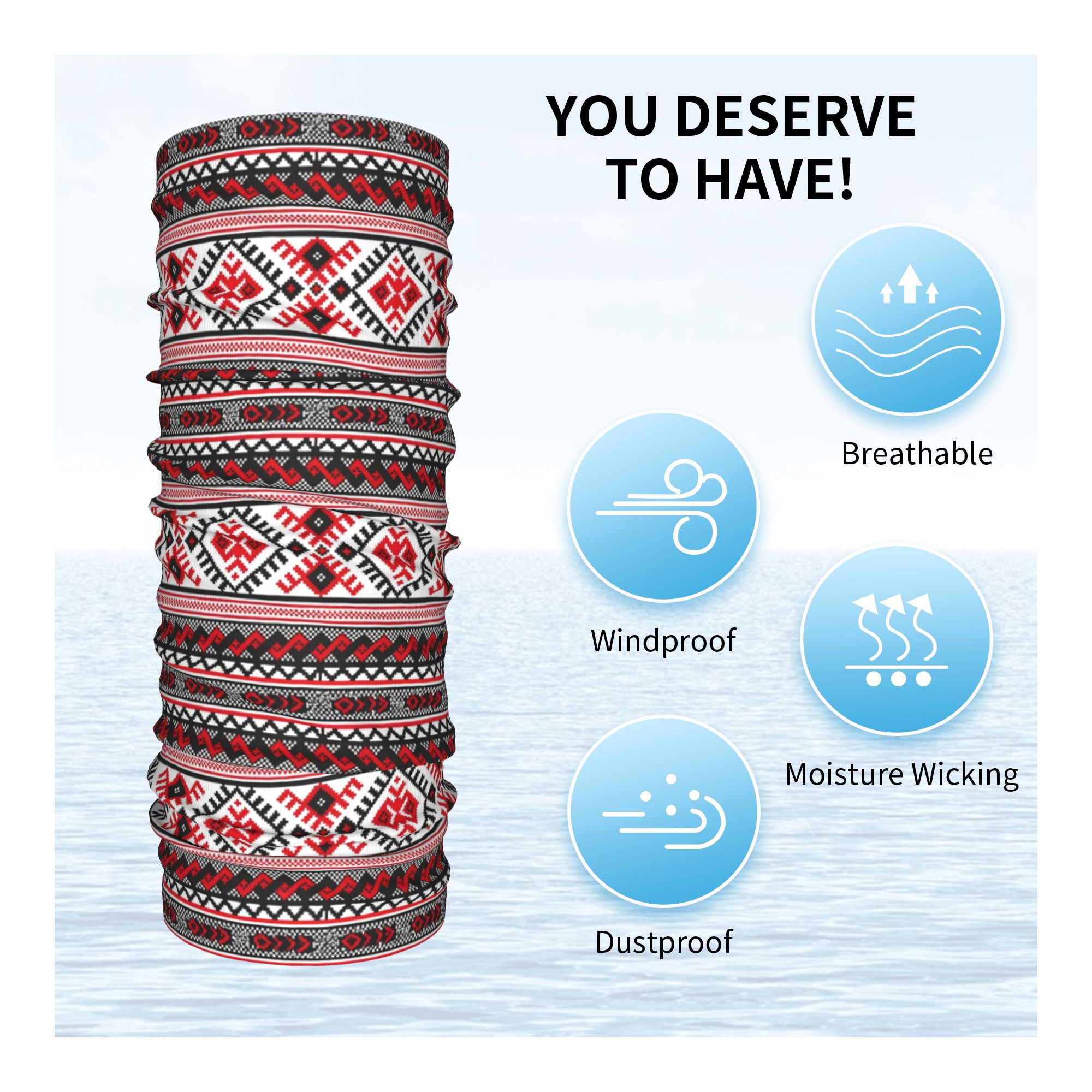 Пользовательские украинские Вы – обзор и цена Neck Gaiter Fleece