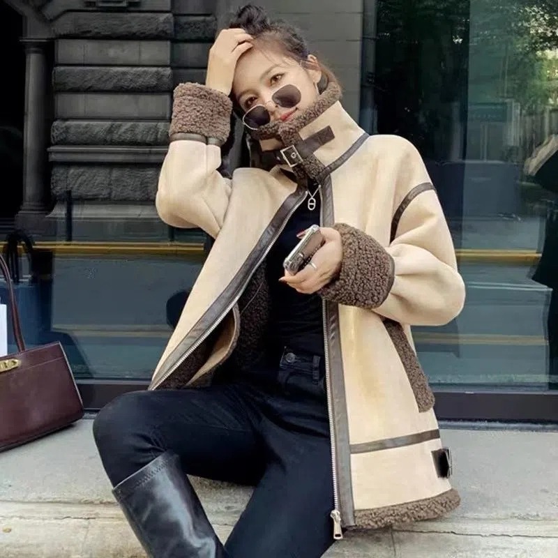Шуба из овечьего меха, женская – обзор и цена Wool Coat Peacoat